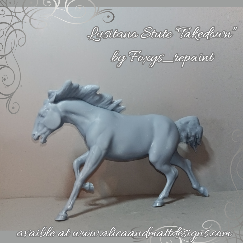 Jument Lusitanienne au galop "Takedown" / Disponible exclusivement chez nous