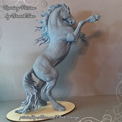 Rearing Frisian "Dwaine" by BreathTime as 3D print