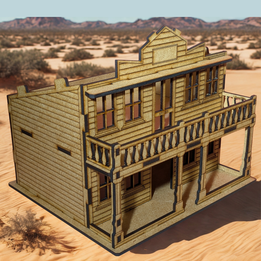 Western-Saloon / Modellbausatz aus Holz