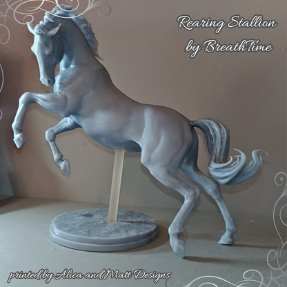 Rearing Stallion by BreathTime as 3D print