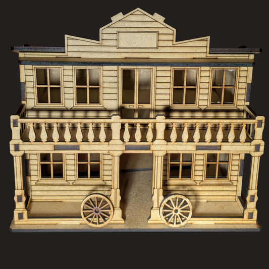 Western-Saloon / Modellbausatz aus Holz