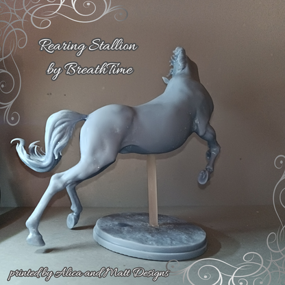 Rearing Stallion by BreathTime as 3D print