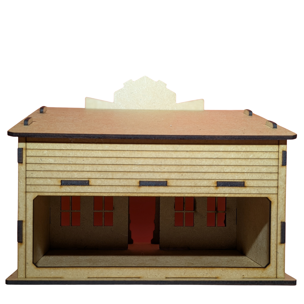 Western-Saloon / Holzbausatz für Dioramen