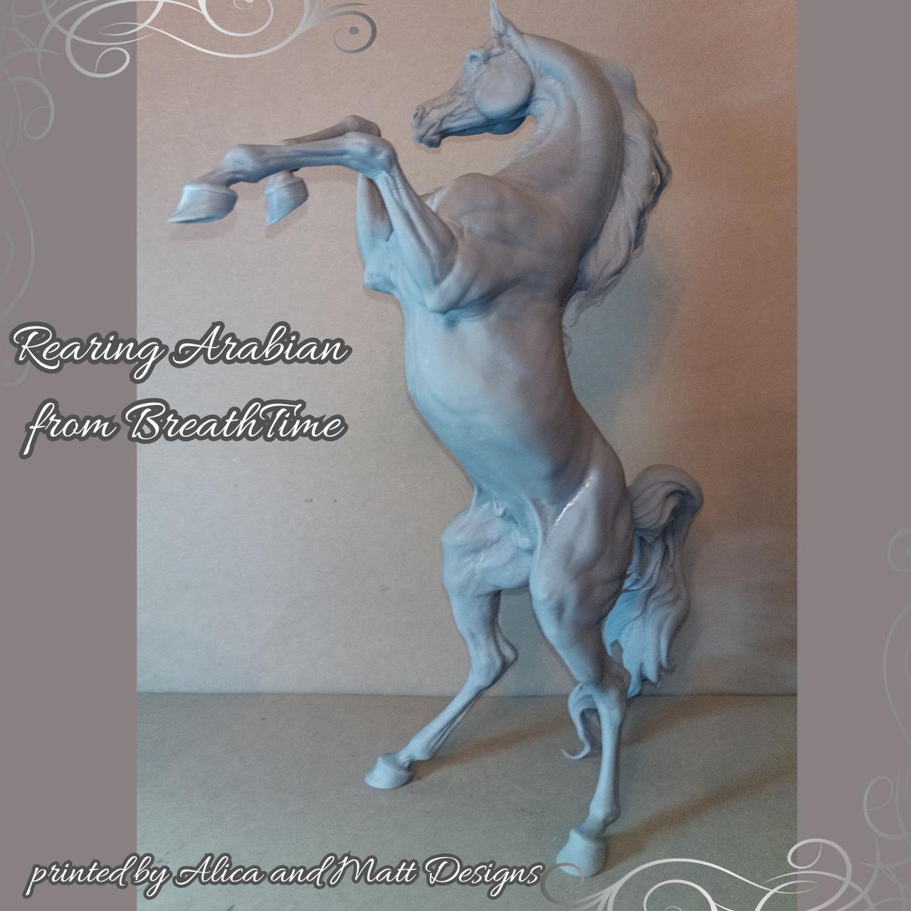 Rearing Arabian by BreathTime as 3D print