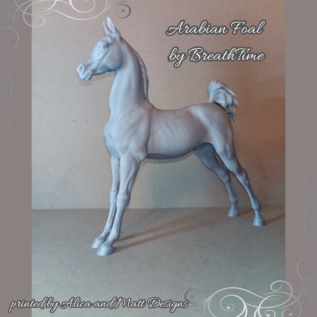 Poulain arabe par BreathTime en impression 3D