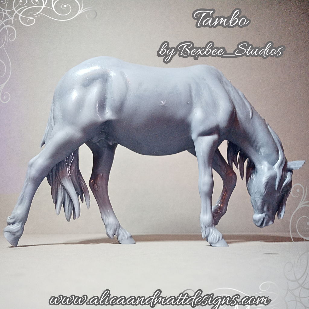 Étalon Mustang Tambo des Bexbee Studios en impression 3D