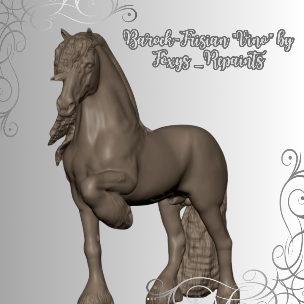 Étalon frison baroque "Vino" par Foxys_Rapaints / Disponible exclusivement chez nous