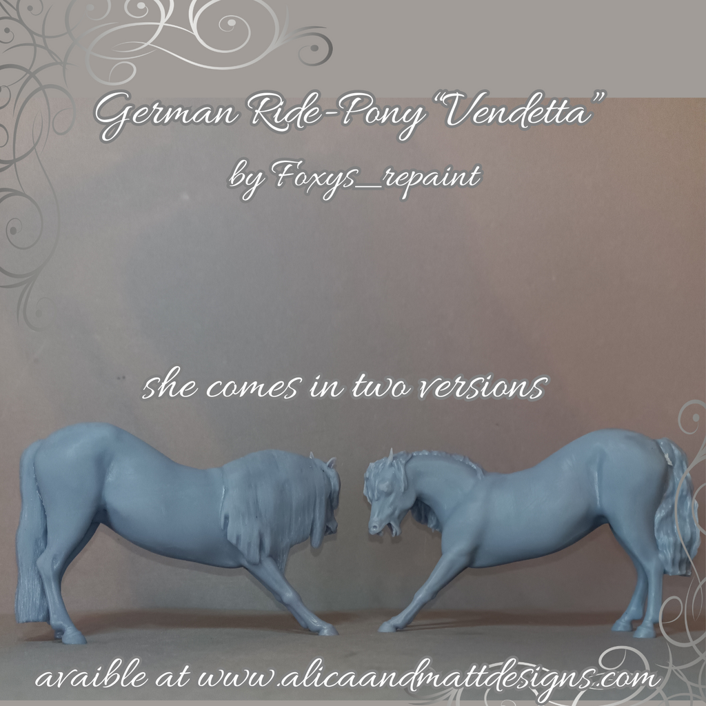 Poney de selle allemand "Vendetta" en 2 versions / Disponible exclusivement chez nous