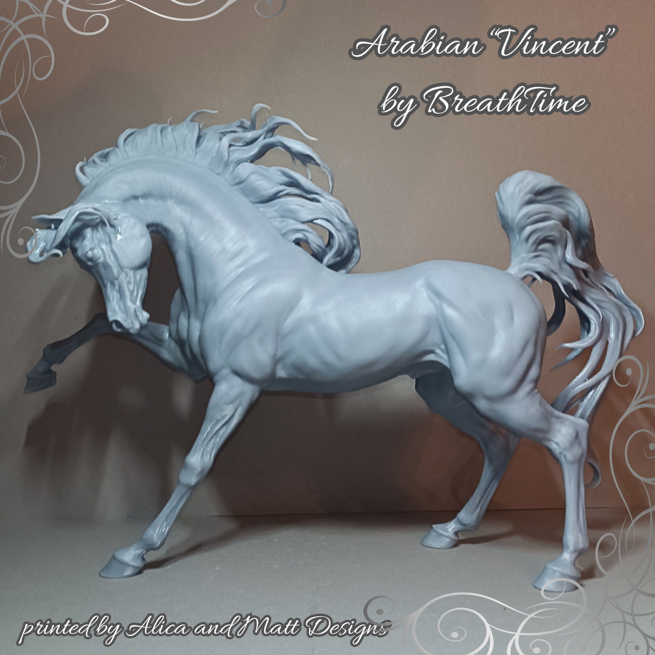 Magisch schöner Araber "Vincent" von BreathTime als 3D Druck