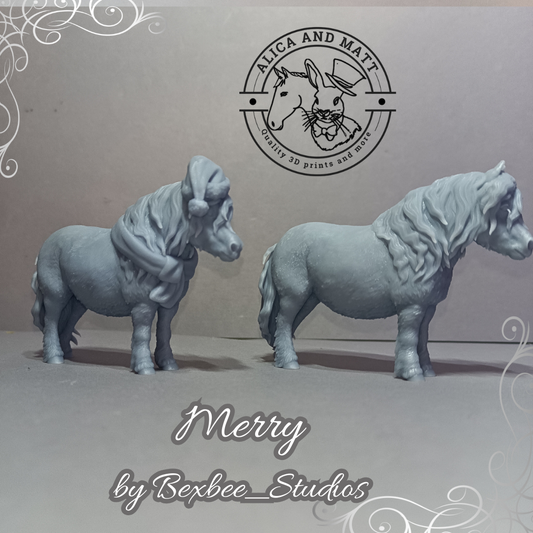 Shetland Pony Merry in 2 Versionen von Bexbee Studios