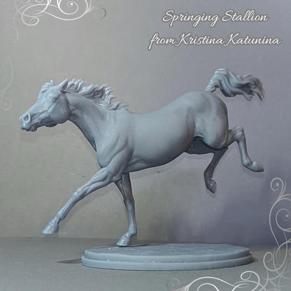 Jumping Stallion by Kristina Katunina