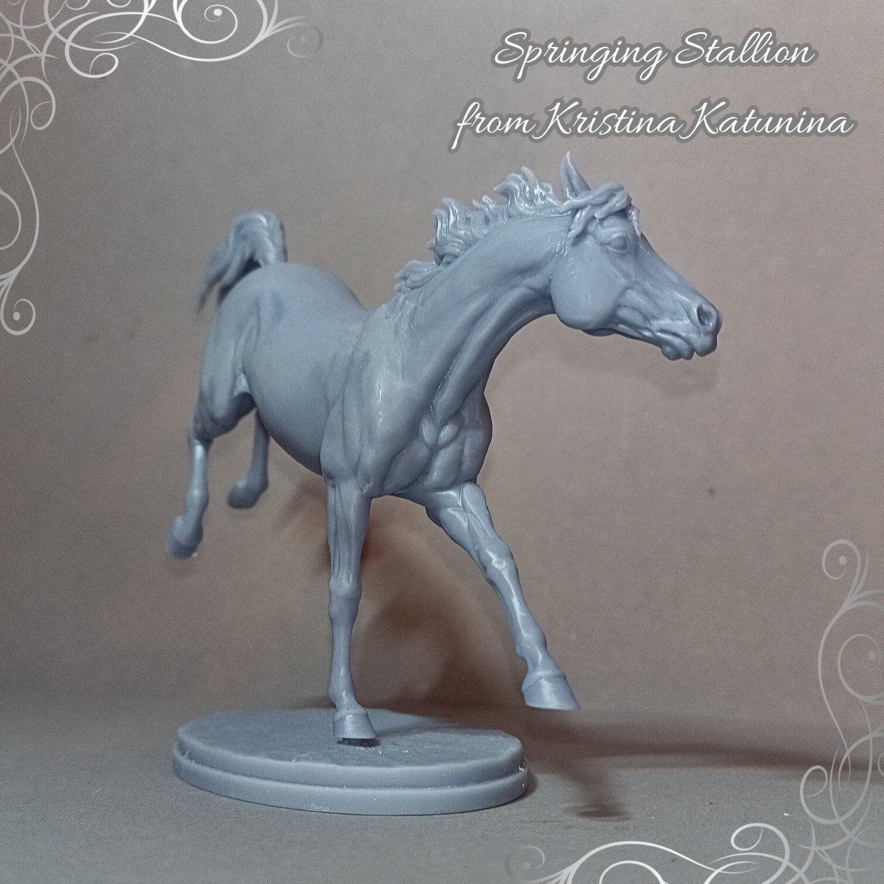Jumping Stallion by Kristina Katunina