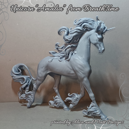 Magisch schönes laufendes Einhorn "Amalia" von BreathTime als 3D Druck