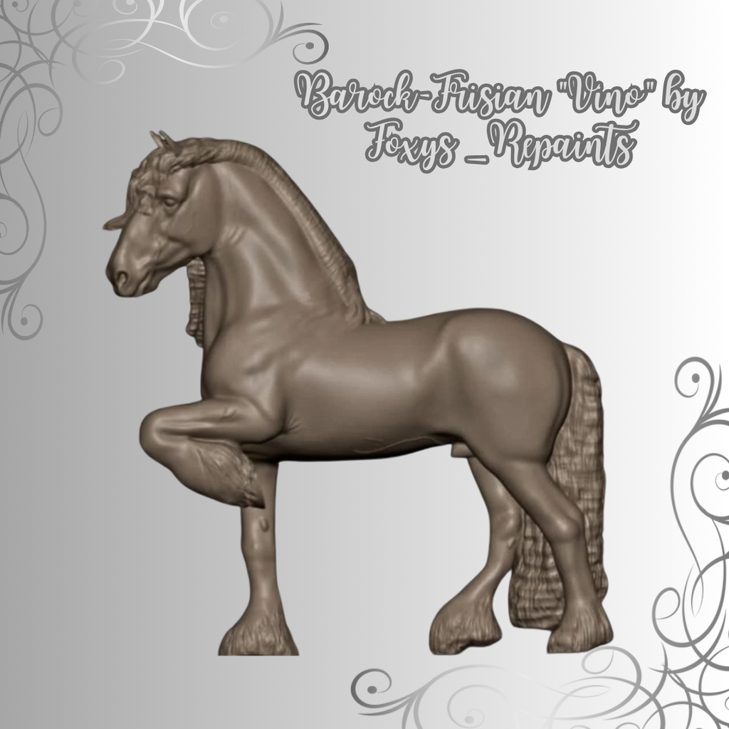Étalon frison baroque "Vino" par Foxys_Rapaints / Disponible exclusivement chez nous