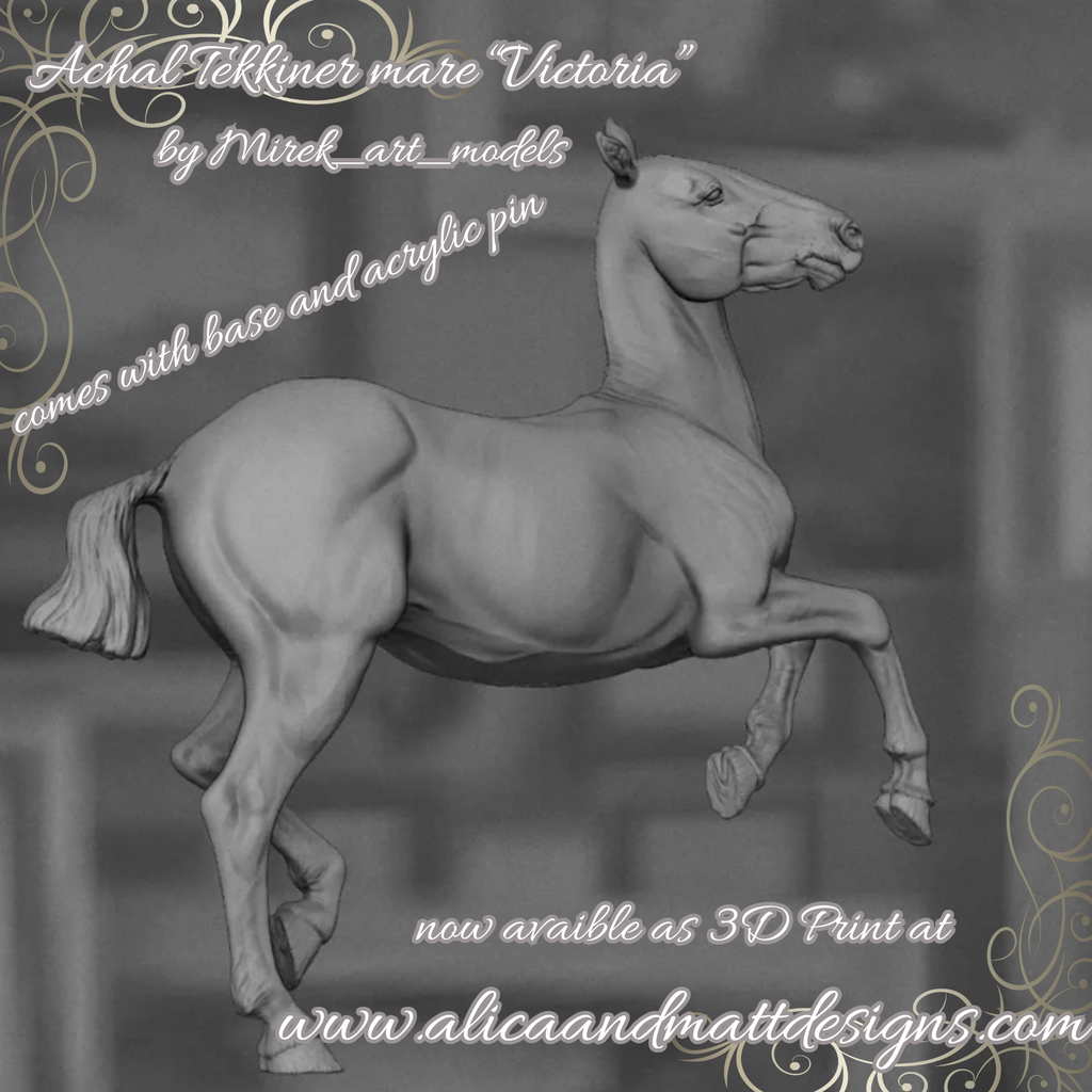 Achal-Teke mare "Victoria" by Mirek_Art_models / Exclusively available from us