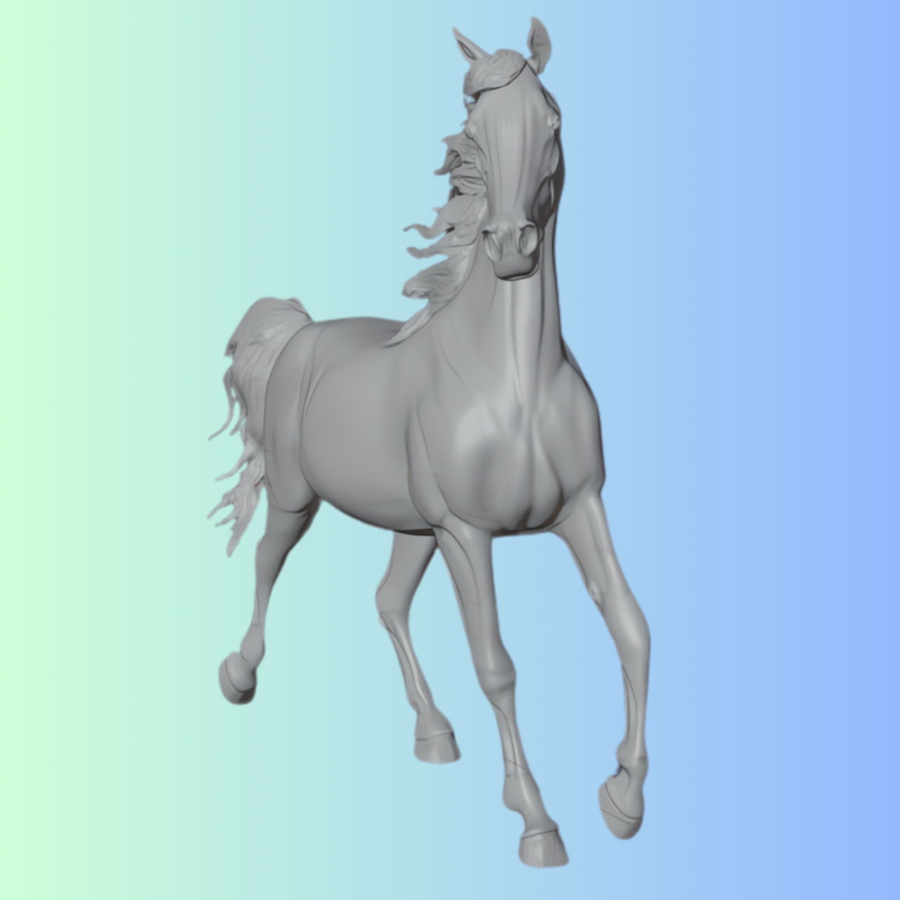 Araberstute "Empress" von Mirek_art als 3D Druck / Nur bei uns erhältlich!