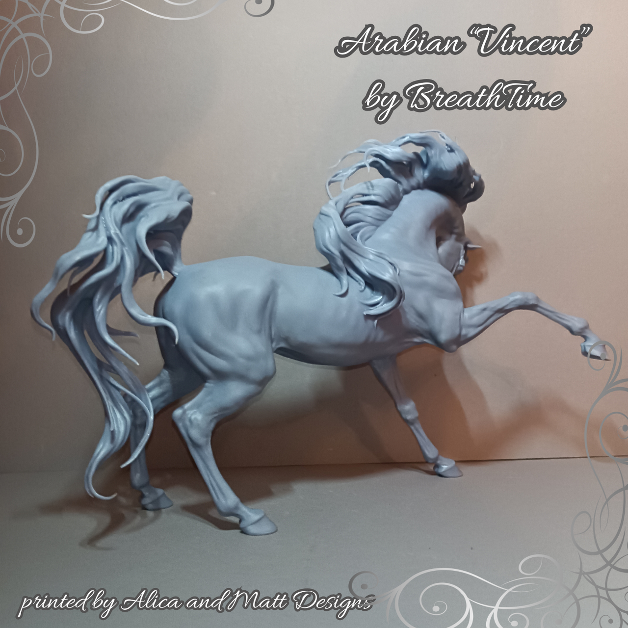 Magically beautiful Arabian "Vincent" by BreathTime as 3D print