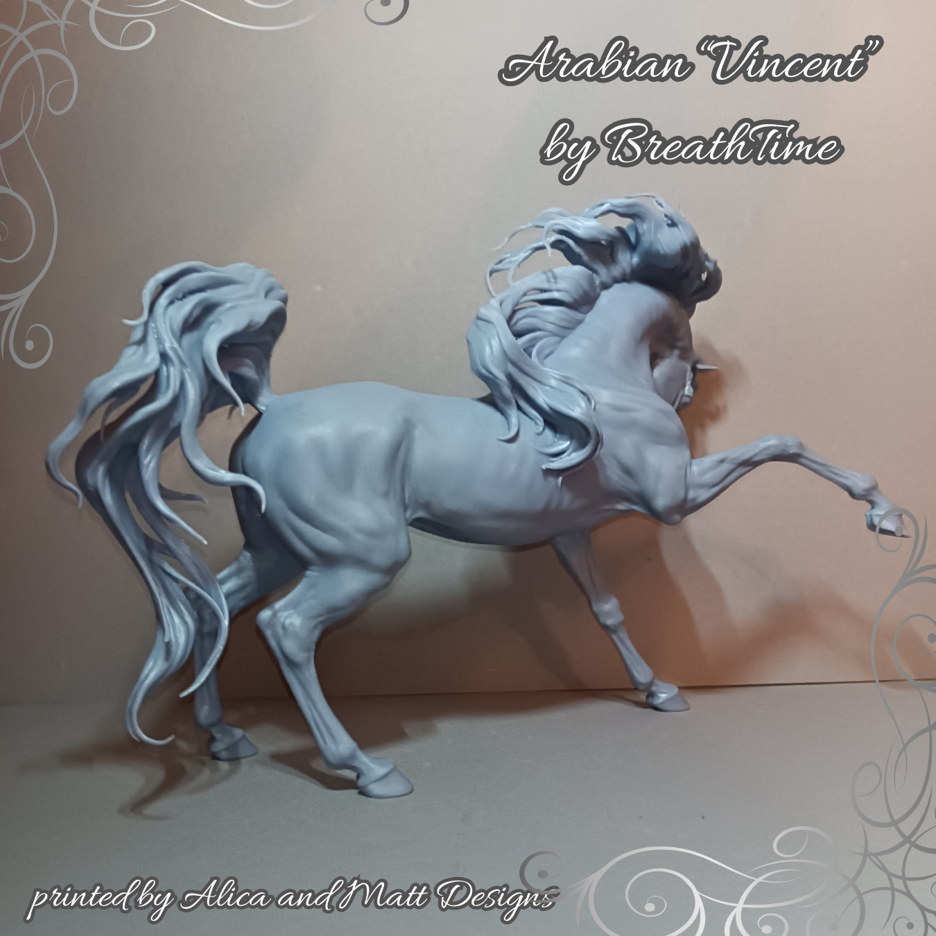 Magisch schöner Araber "Vincent" von BreathTime als 3D Druck