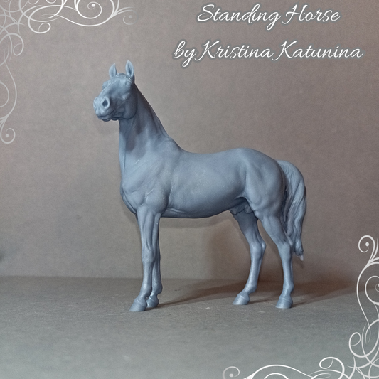 Stehendes Pferd von Kristina Katunina als 3D Druck
