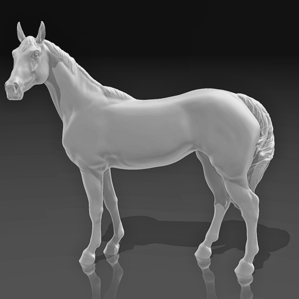 Duo Achal-Tekin « Mona et Lisa » par PrintedPonies en impression 3D