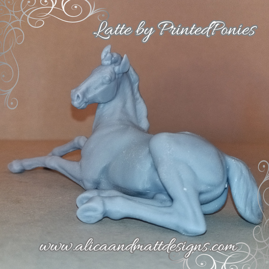 Fohlen Latte von PrintedPonies als 3D Druck