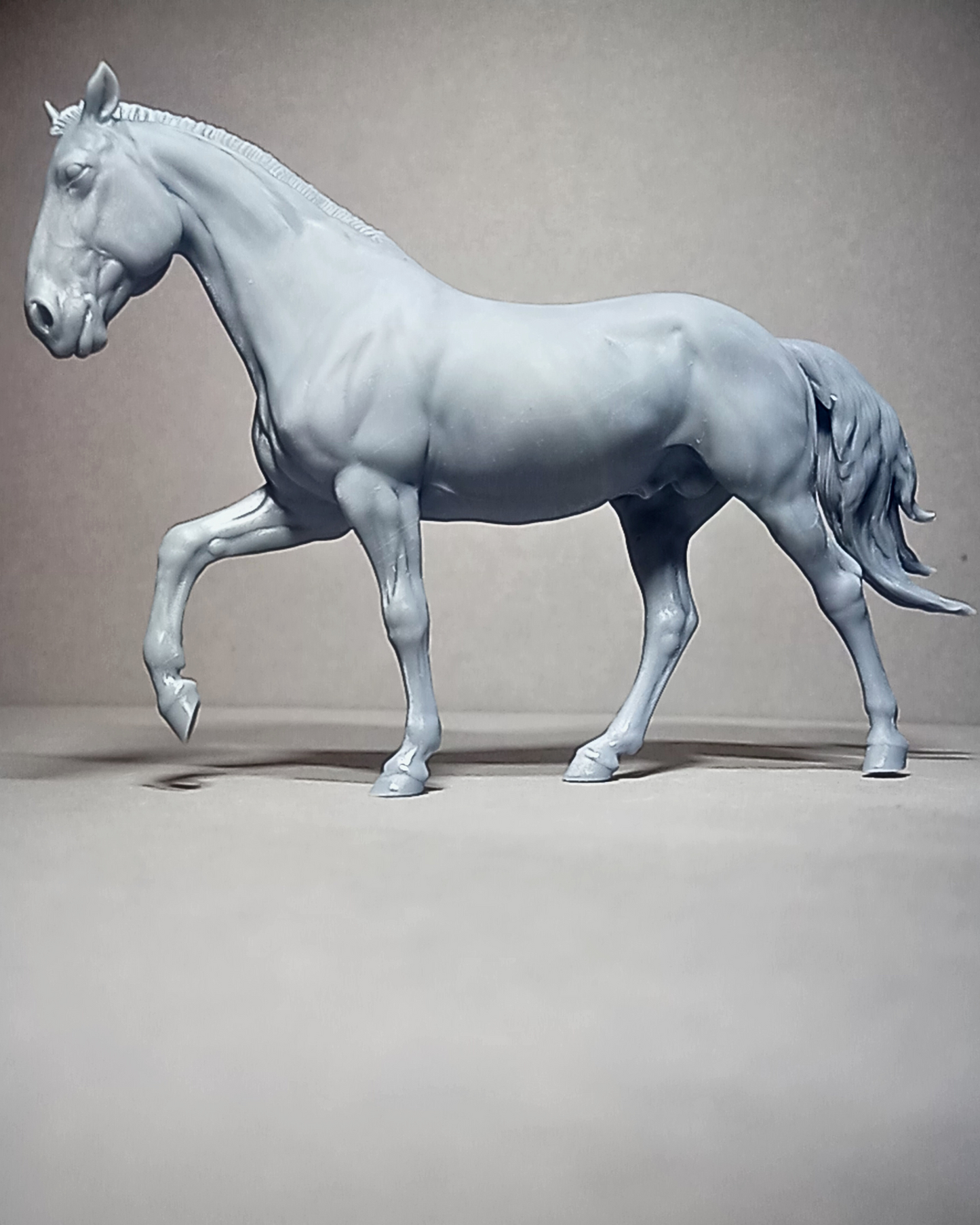 Cheval de course à poil court version 2 par Kristina Katunina en impression 3D