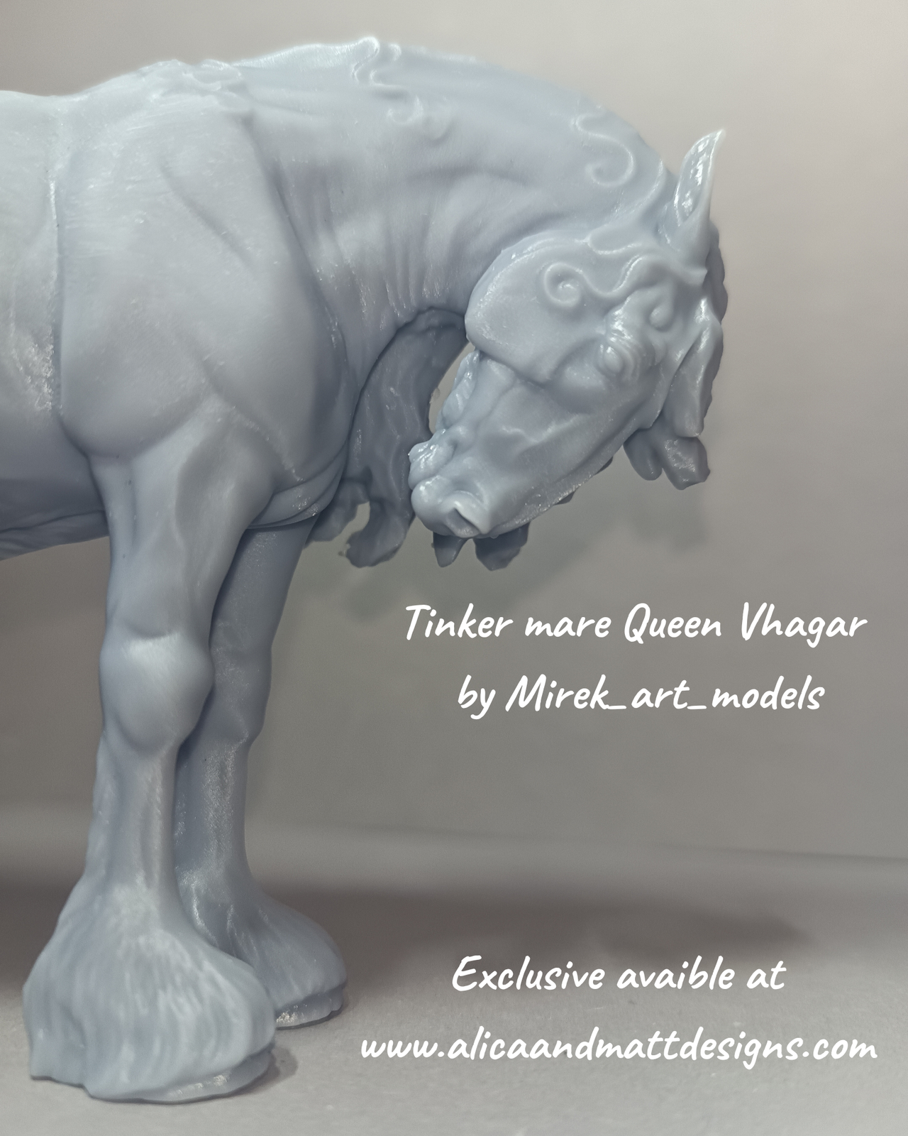 Noble Tinker mare named "Queen Vhagar" by Mirek_Art_models / Exclusively available from us
