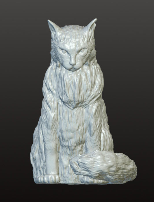 Waldkatze "Marv" von Foxys_Repaint als 3D Druck