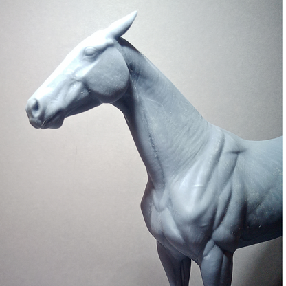 Akhal-Teke en pose T par Florence Thibault en impression 3D / modèle exclusif pour Zillya_arts
