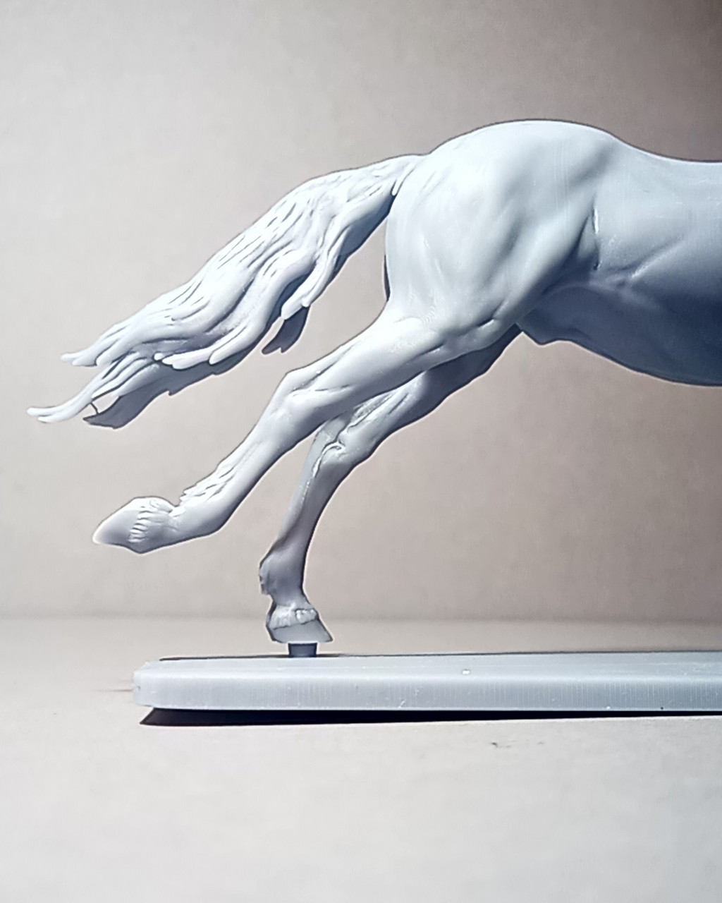 Cheval de course de Kristina Katunina comme impression 3D