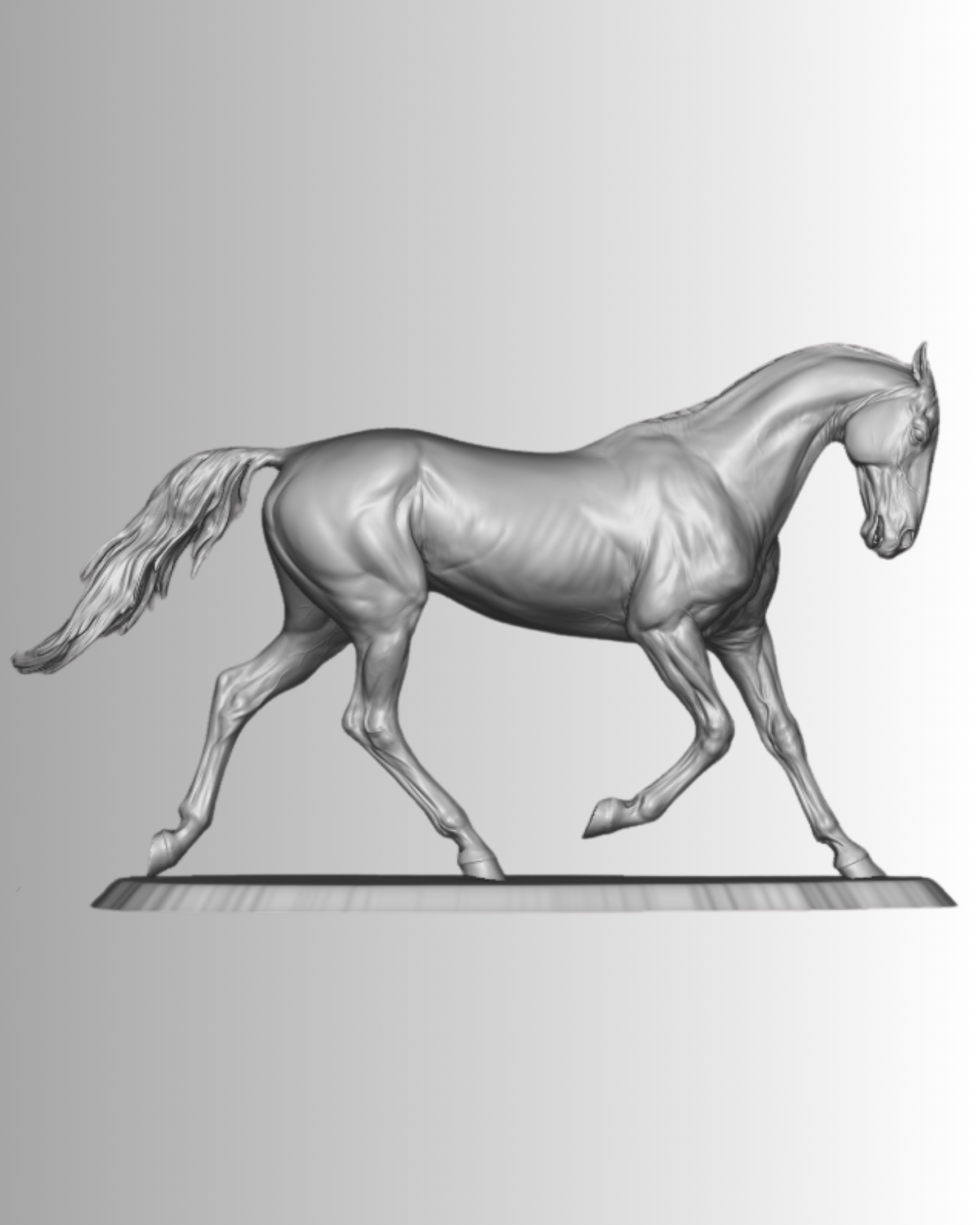 Trabender Akhal-Teke de Kristina Katunina en impression 3D