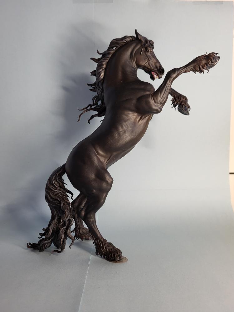 Élevage de l'étalon frison « Dwaine » par BreathTime en impression 3D