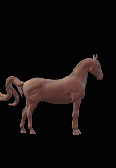Friesian stallion "Devil" by mccustomstudio / In collaboration with mccustomstudio