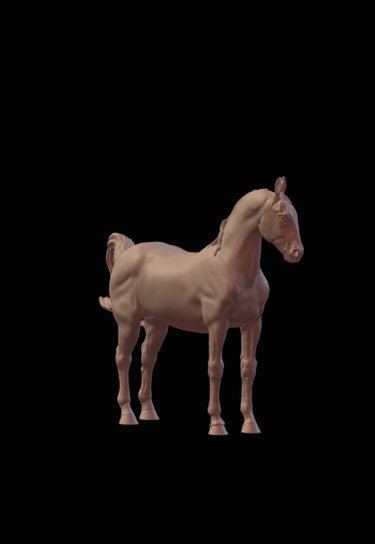 Friesian stallion "Devil" by mccustomstudio / In collaboration with mccustomstudio
