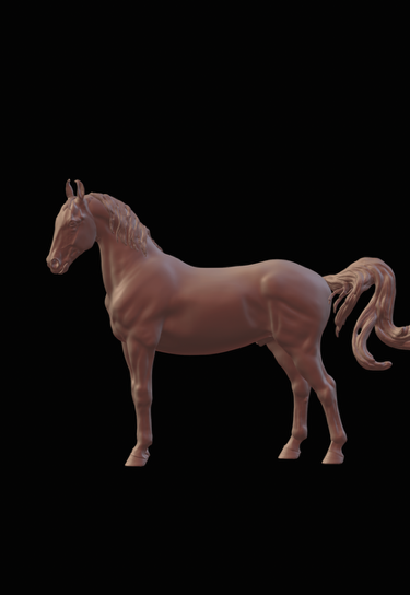 Friesian stallion "Devil" by mccustomstudio / In collaboration with mccustomstudio