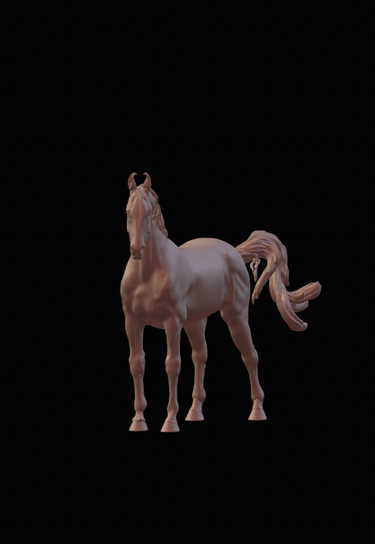 Friesian stallion "Devil" by mccustomstudio / In collaboration with mccustomstudio