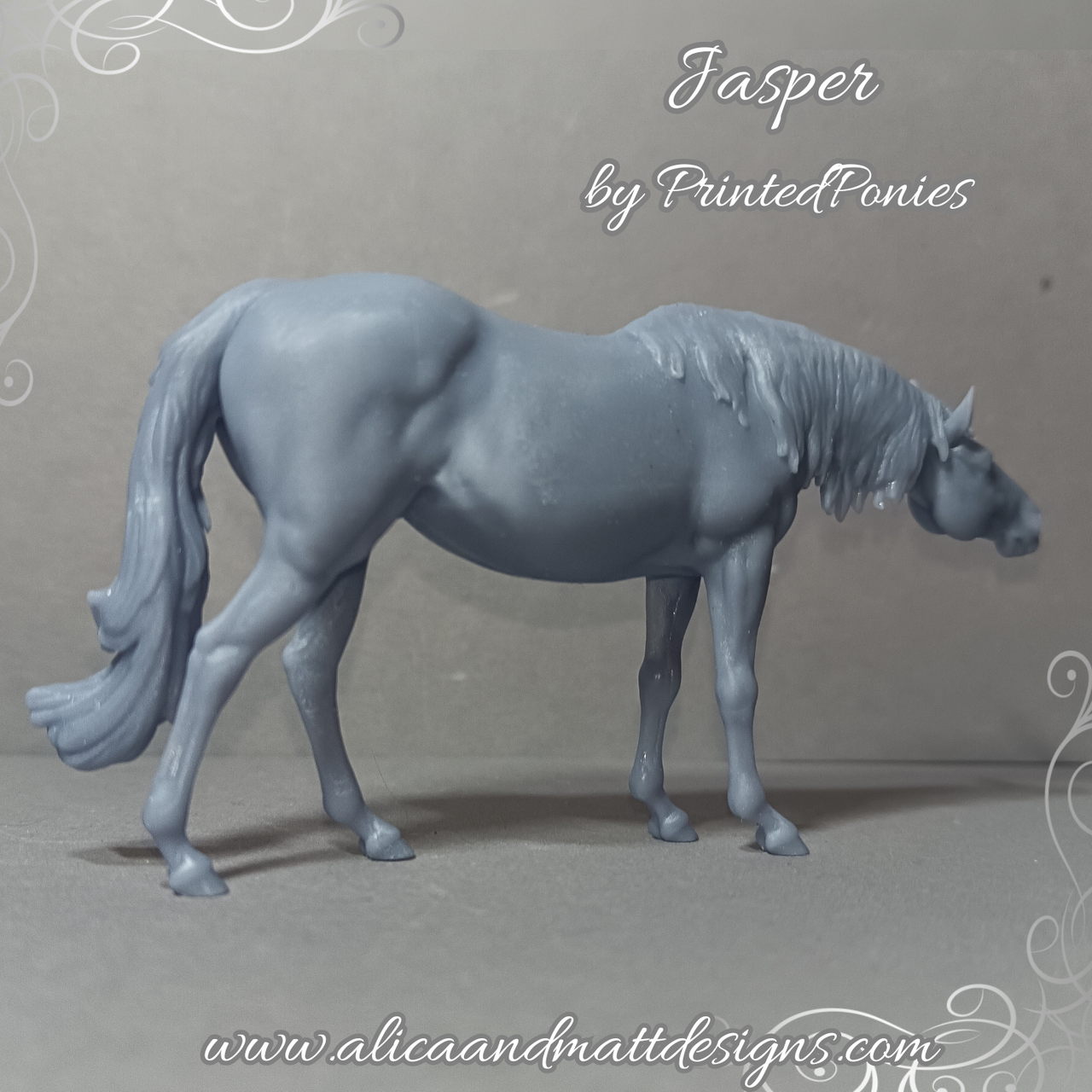 Stallion "Jasper" by PrintedPonies as 3D print