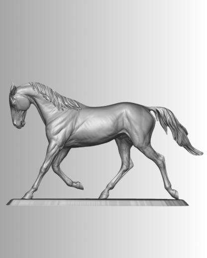 Trabender Akhal-Teke de Kristina Katunina en impression 3D