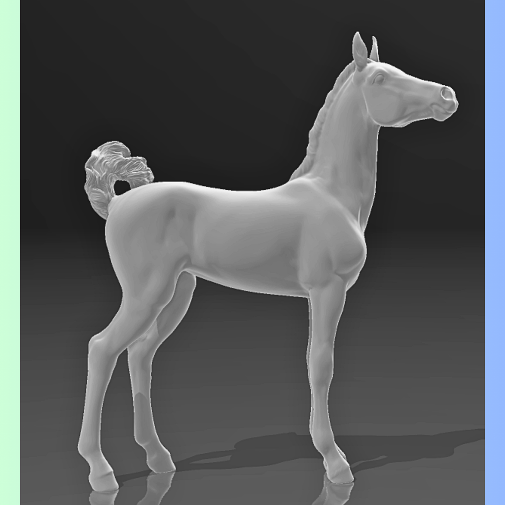 Duo Achal-Tekin « Mona et Lisa » par PrintedPonies en impression 3D