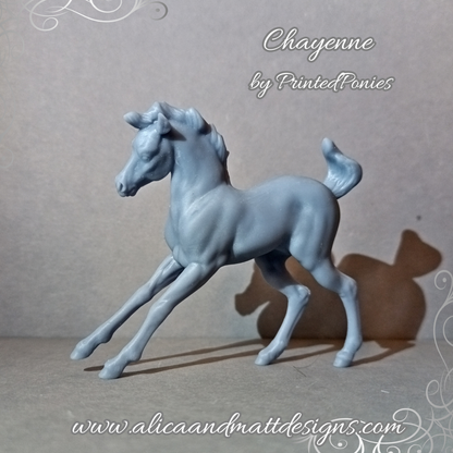 Poulain Chayenne de PrintedPonies en impression 3D
