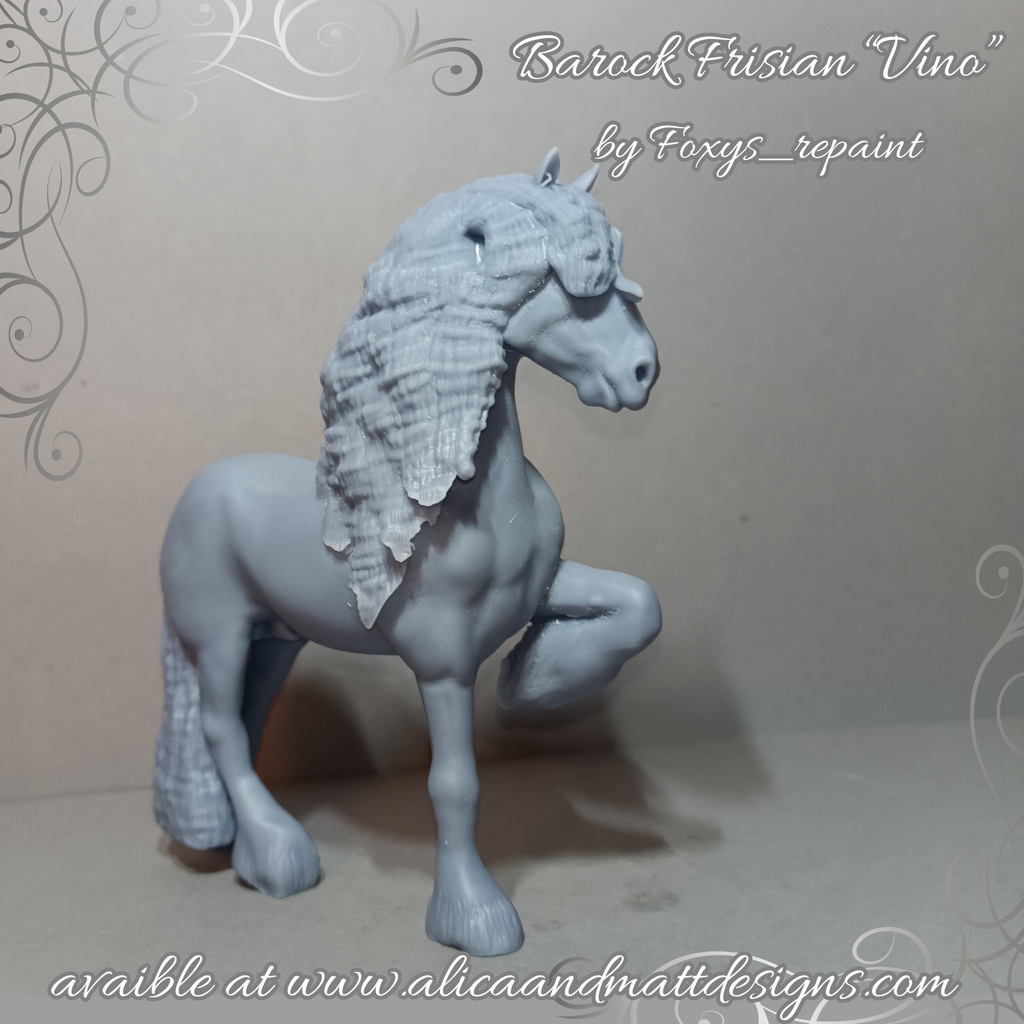 Étalon frison baroque "Vino" par Foxys_Rapaints / Disponible exclusivement chez nous