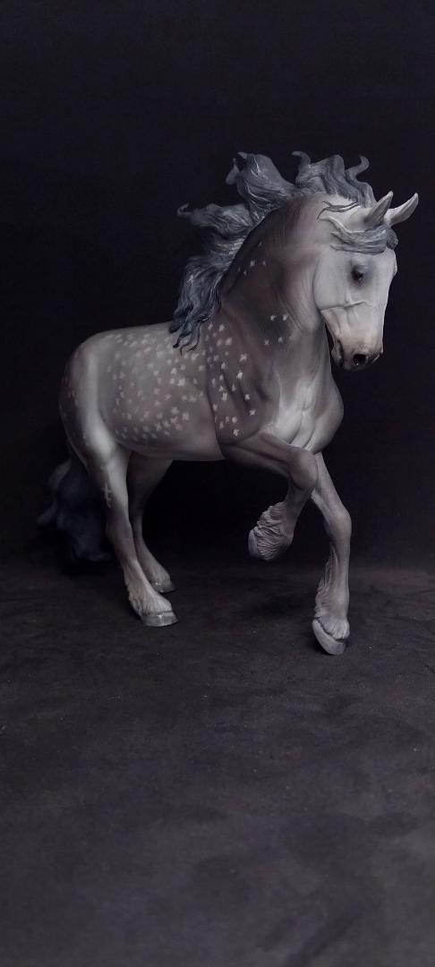 Friesian mare by Mirek_arts as a model horse / Exclusive model