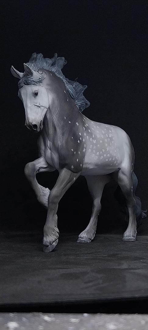 Friesen Stute von Mirek_arts als Modellpferd / Exklusives Modell