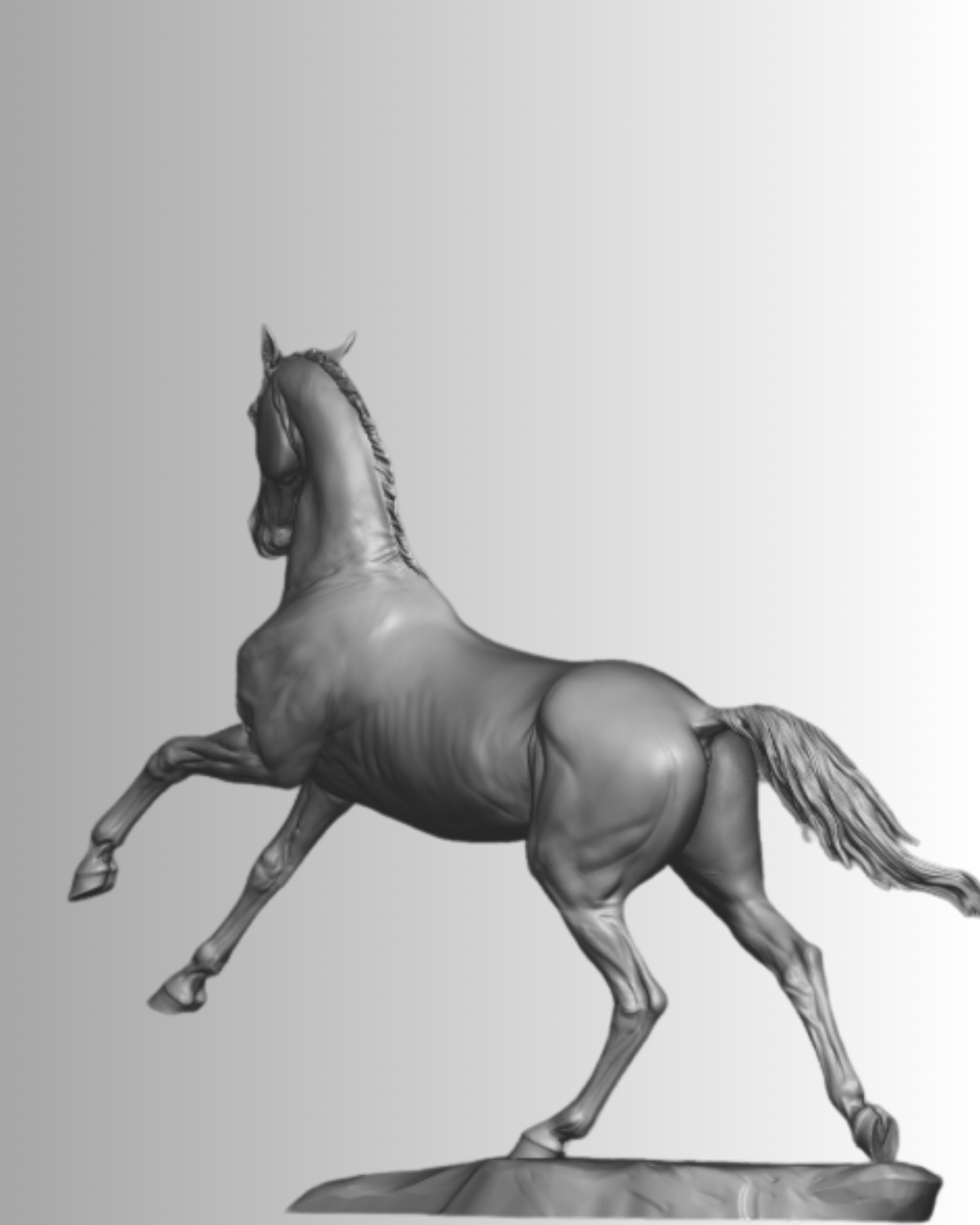 Rising Akhal-Teke de Kristina Katunina en impression 3D