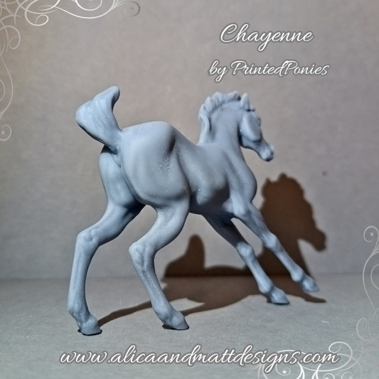 Fohlen Chayenne von PrintedPonies als 3D Druck