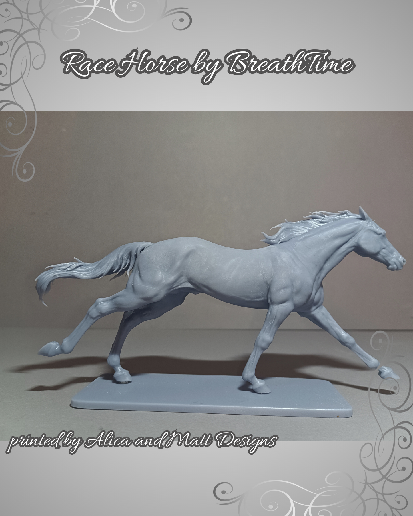 Rennender Hengst "Thunder" von BreathTime als 3D Druck
