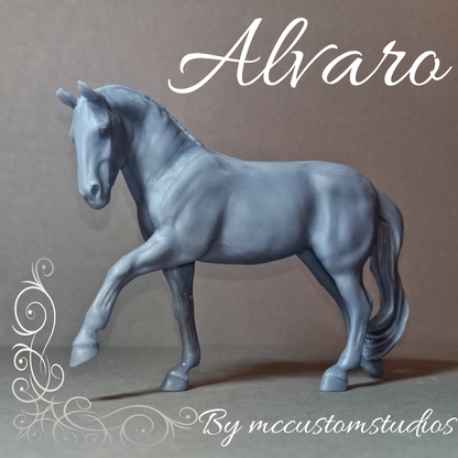 Lusitano Stallion Alvaro by mccustomsstudios as 3D print