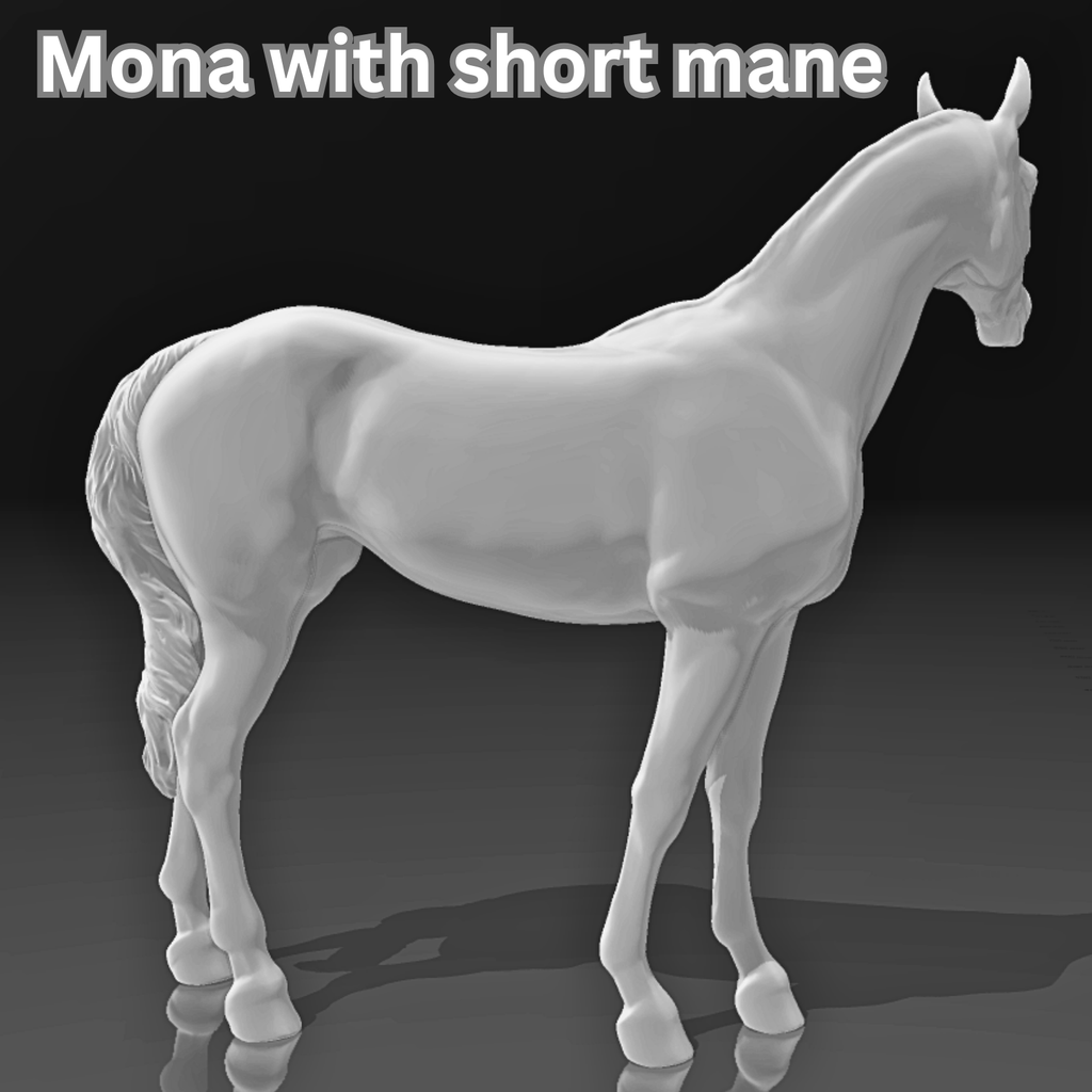 Duo Achal-Tekin « Mona et Lisa » par PrintedPonies en impression 3D