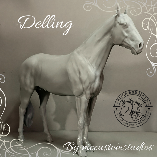 Étalon demi-sang « Delling » par mccustomstudio / En collaboration avec mccustomstudio