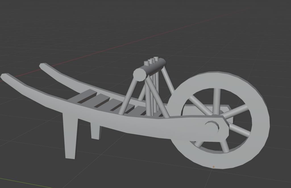 Heuwagen / unbemalter Resin 3D Druck